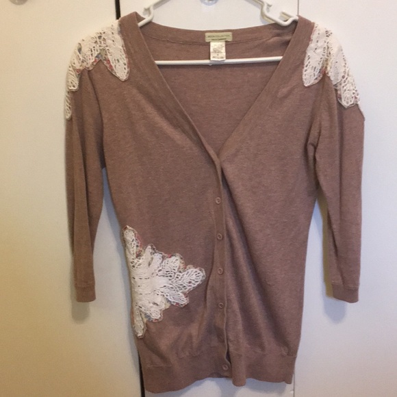 Moon Collection Sweaters - Patch Detail Cardigan from Moon Collection